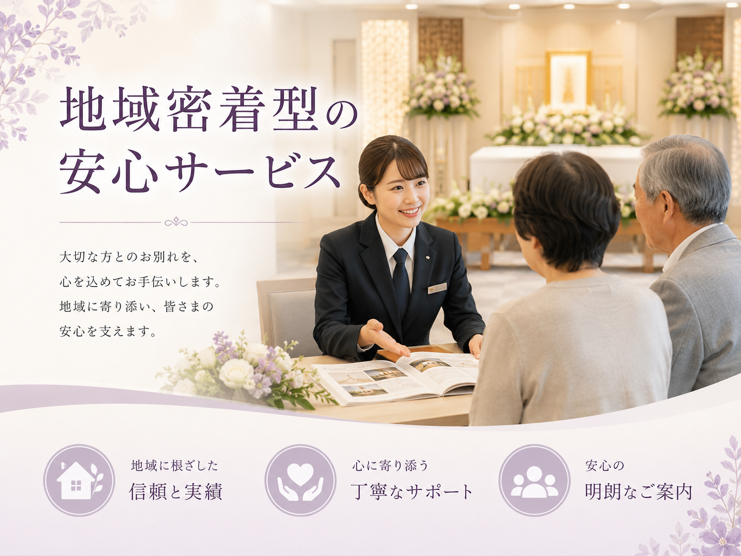 地域密着型の安心サービス