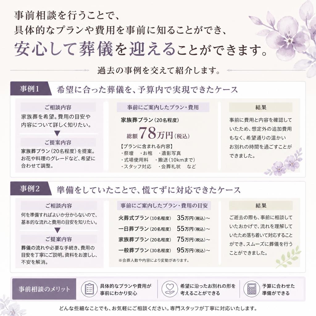 事前相談のメリット