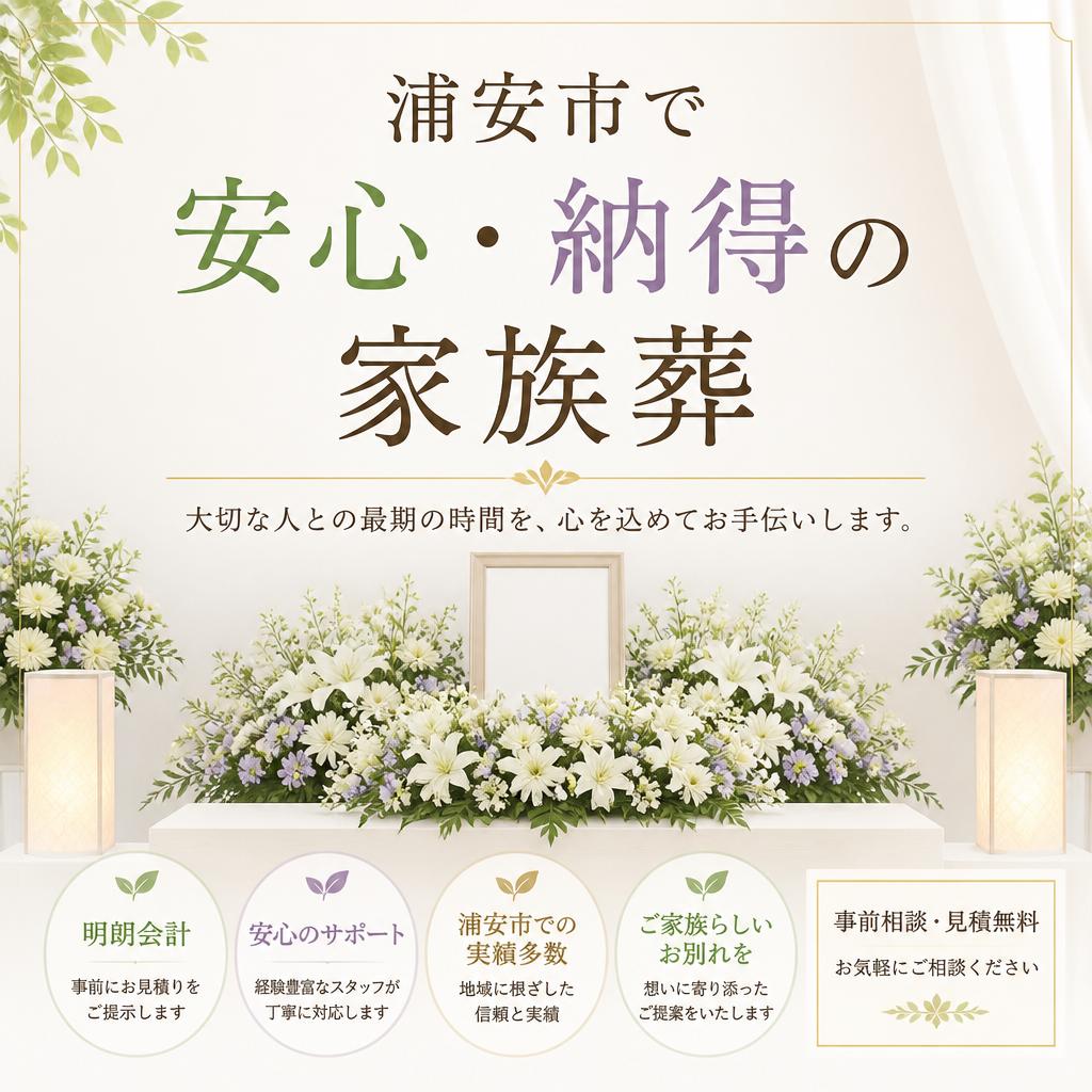 「浦安市で安心・納得の家族葬」