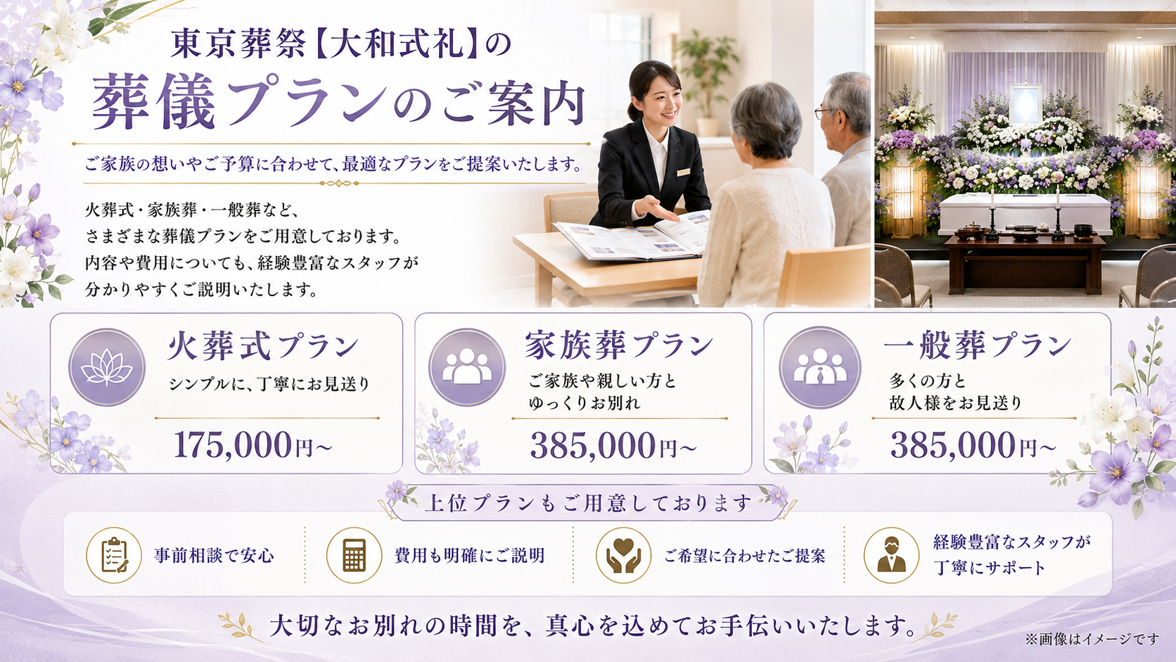 選べるプランと安心の理由